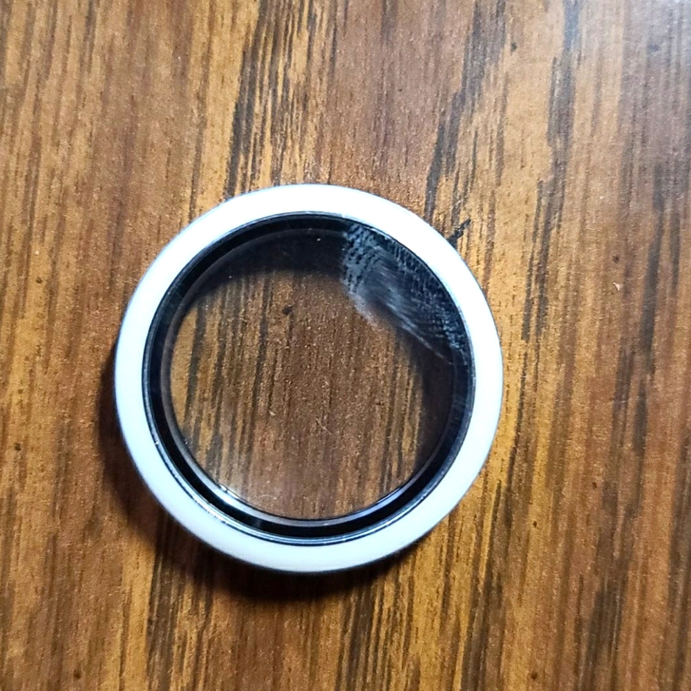 Large locket with white face